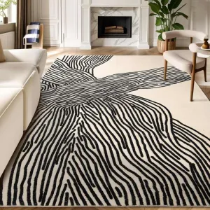 سجاد كبير منقوش ثلاثي الأبعاد على الطراز . Large 3D Scandinavian Style Embossed Carpet, Living