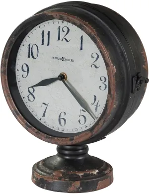 11"H Cramden Mantel Clock Antique Black