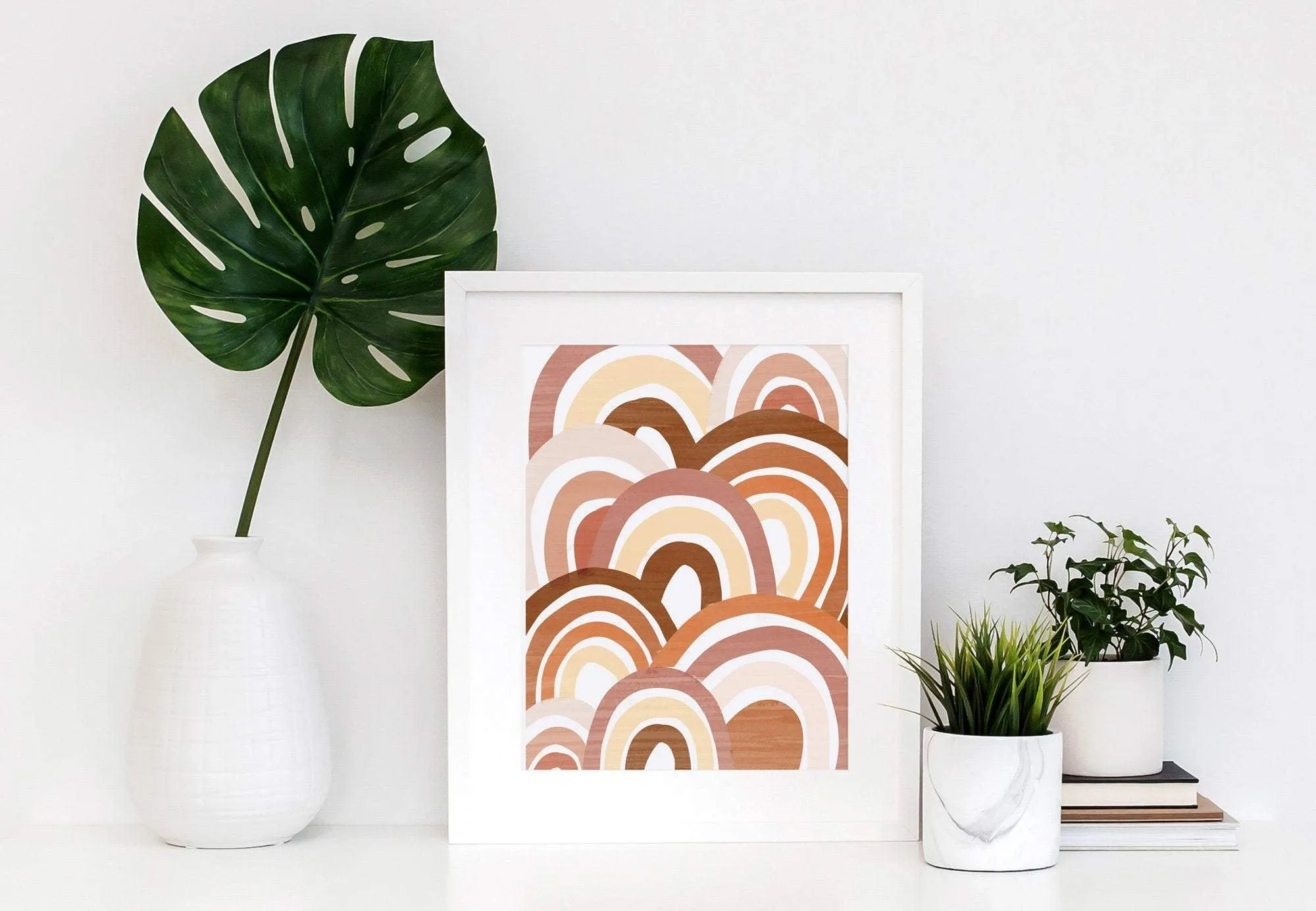Abstract Rainbow  Art Print