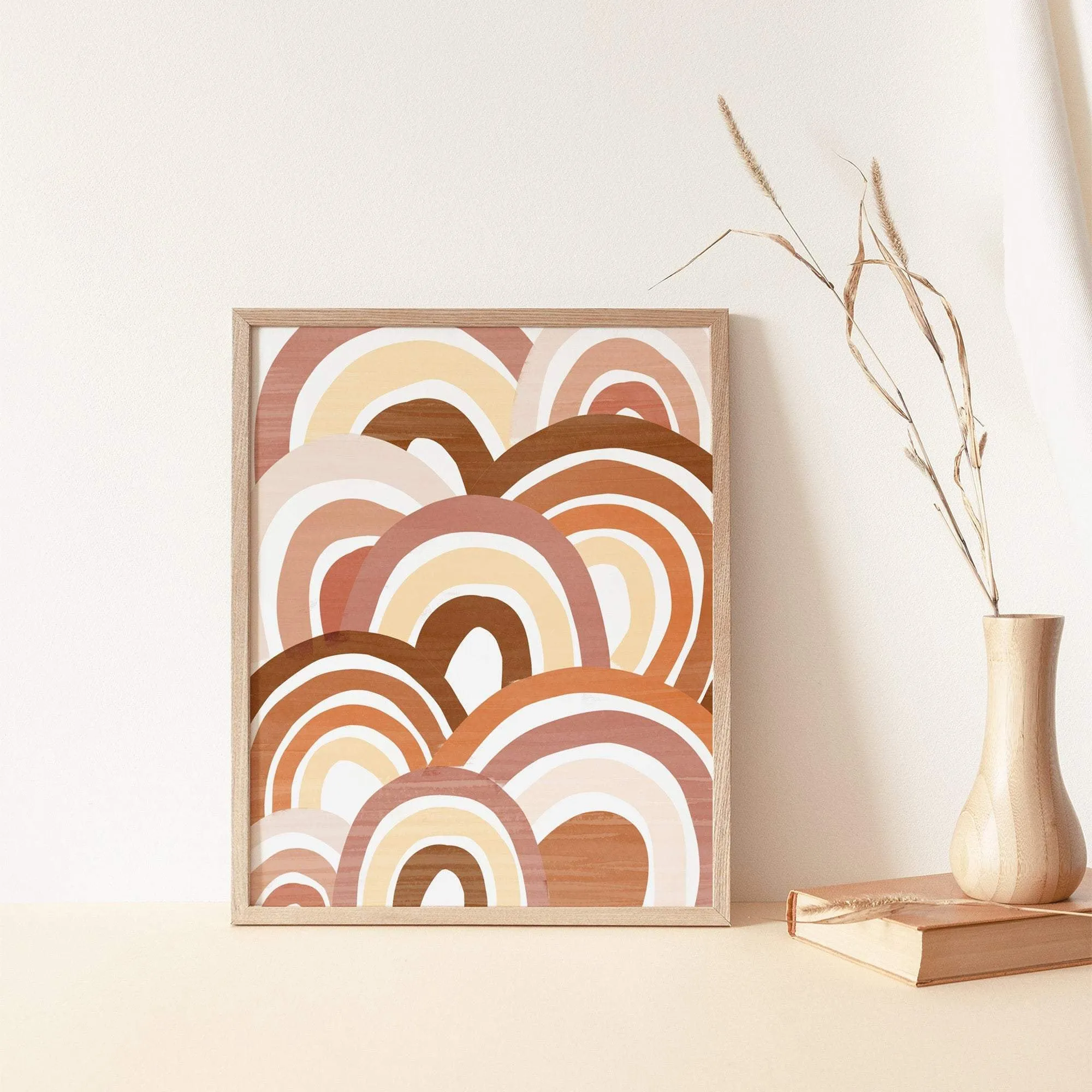 Abstract Rainbow  Art Print