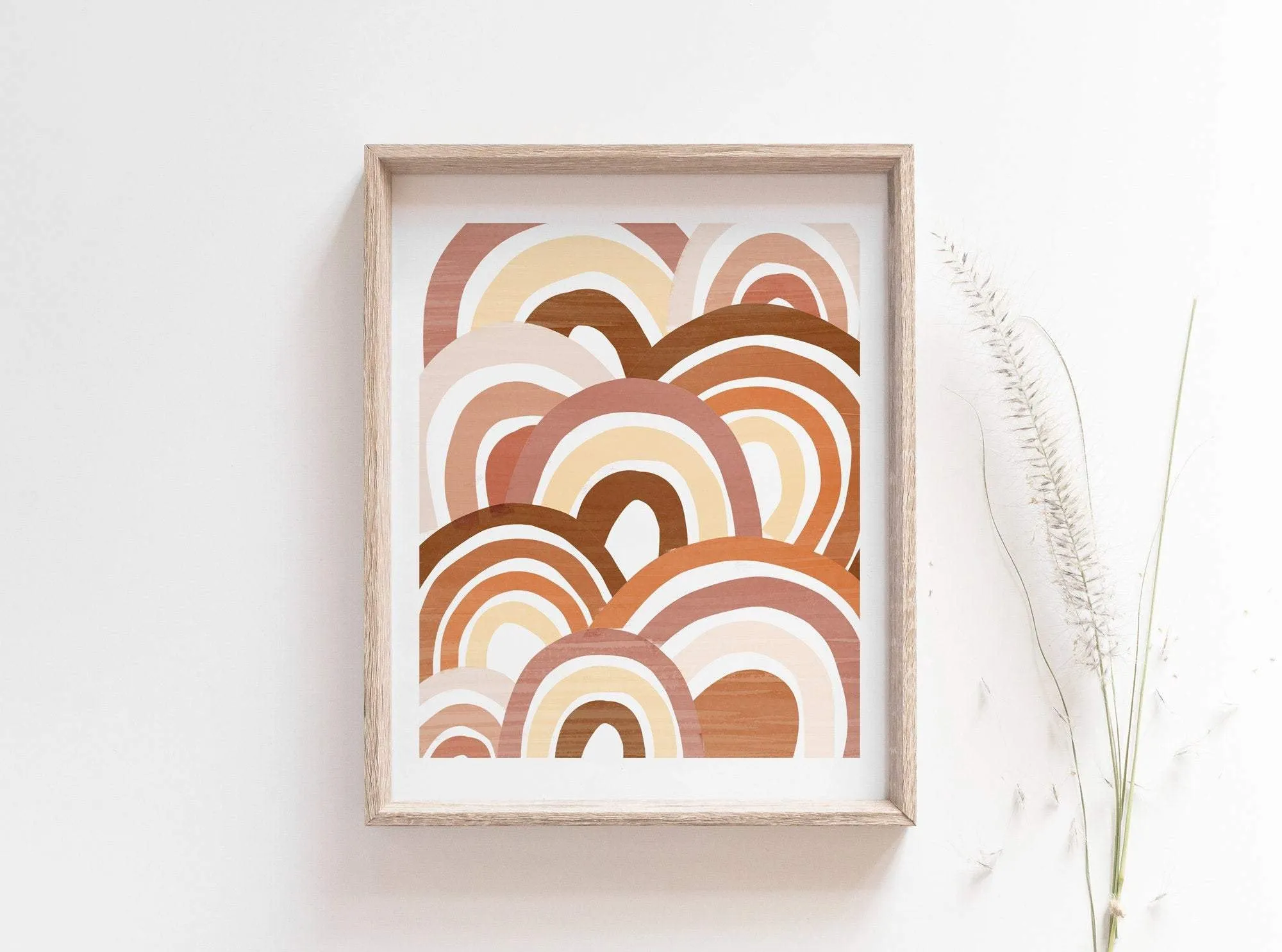 Abstract Rainbow  Art Print