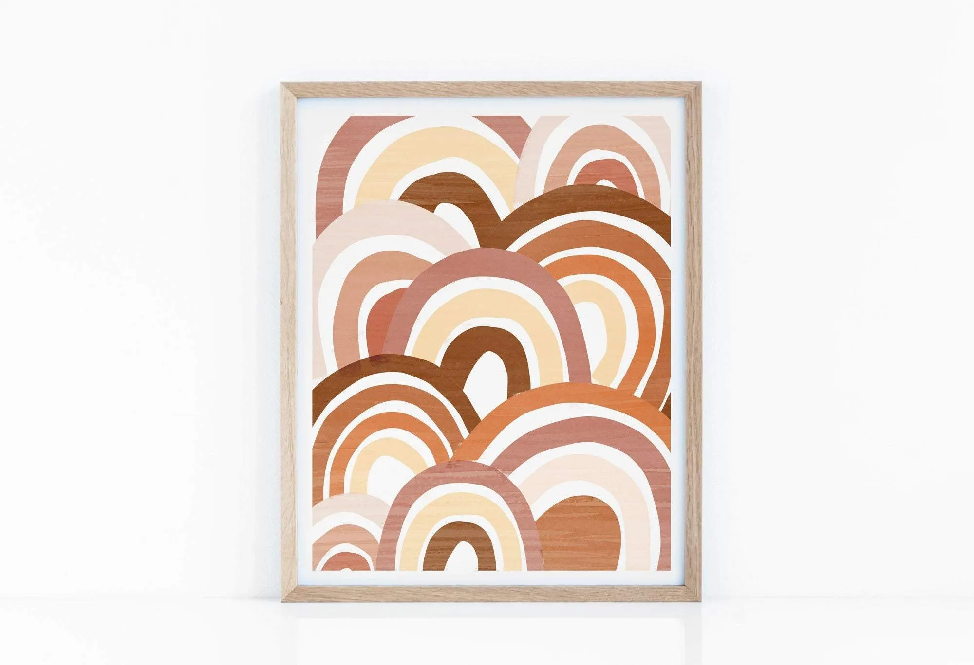 Abstract Rainbow  Art Print