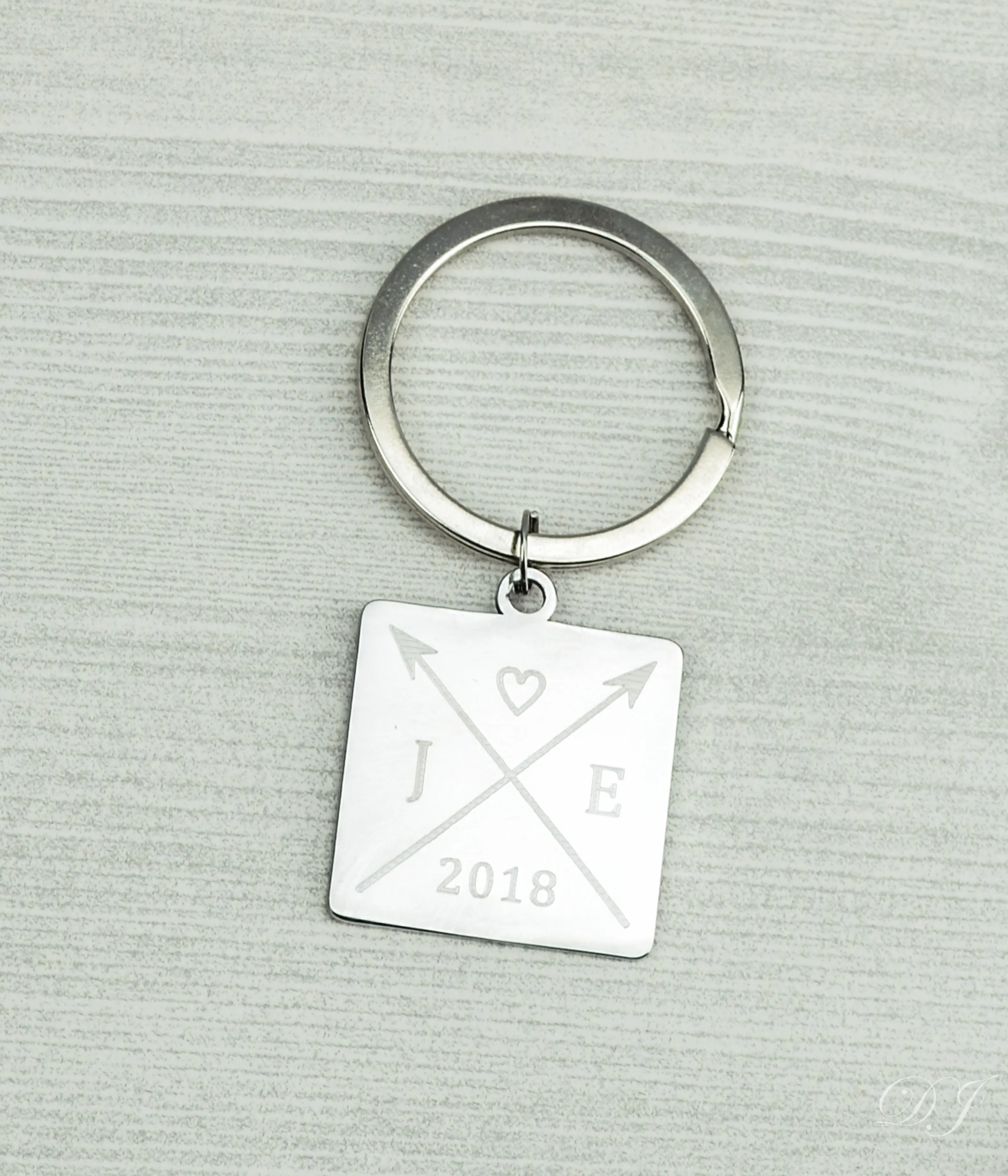 Actual Handprint or Footprint Keychain for Mom