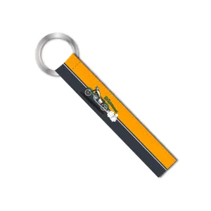 Bike Theme Printed Lanyard keychain Holder For All Cars Key Tag Holder  L x H 6 x 1 Inch