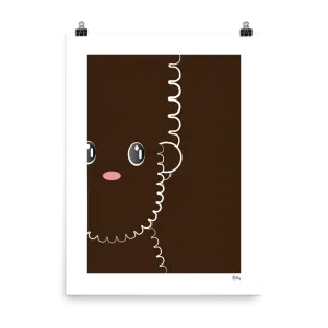 Choco Muppet 18x24 w/o Frame: Chocolate