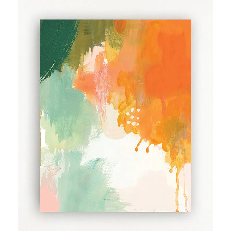 Clementine Kids Art Print - Abstract Sunset - 11 x 14
