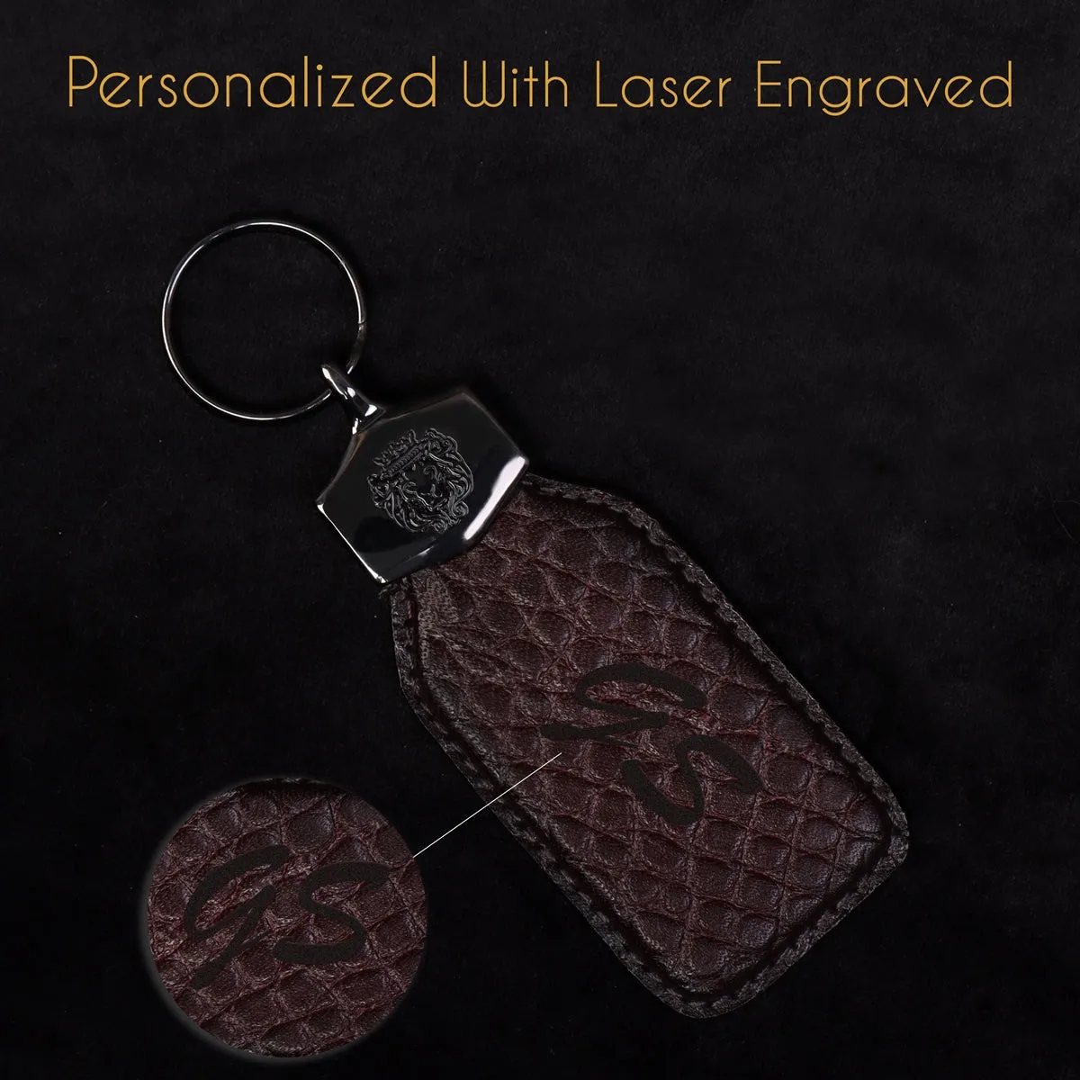 Corporate Gifting Bulk holder in Genuine Leather Personalized Key Holder (Reference Price for 1 Unit)