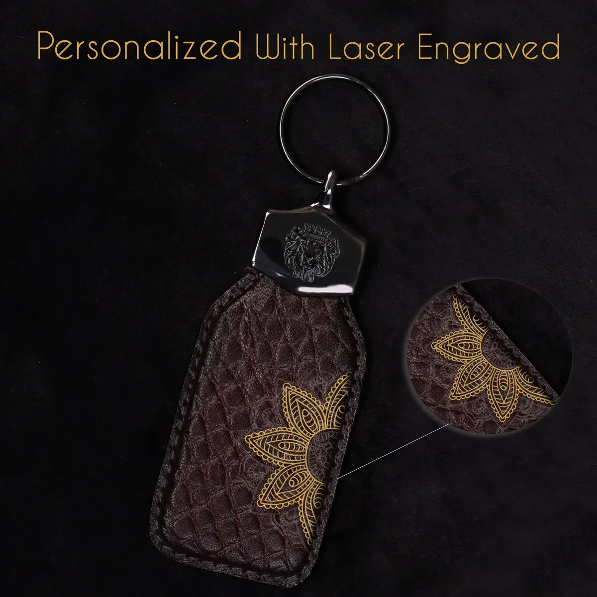 Corporate Gifting Bulk holder in Genuine Leather Personalized Key Holder (Reference Price for 1 Unit)