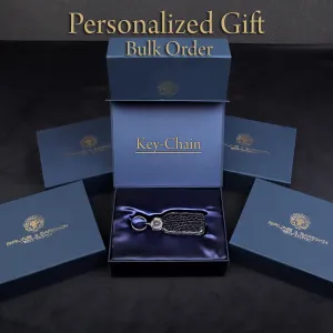 Corporate Gifting Bulk holder in Genuine Leather Personalized Key Holder (Reference Price for 1 Unit)