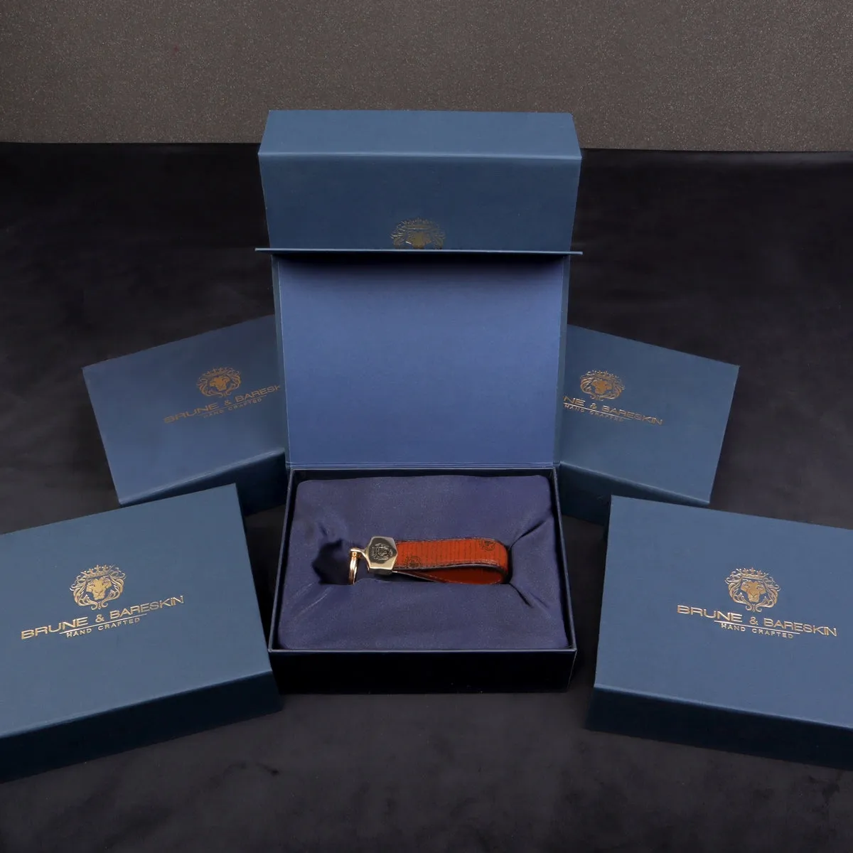 Corporate Gifting/Bulk Order of Personalized Leather Keychain With Bespoke services (Reference Price for 1 Unit)