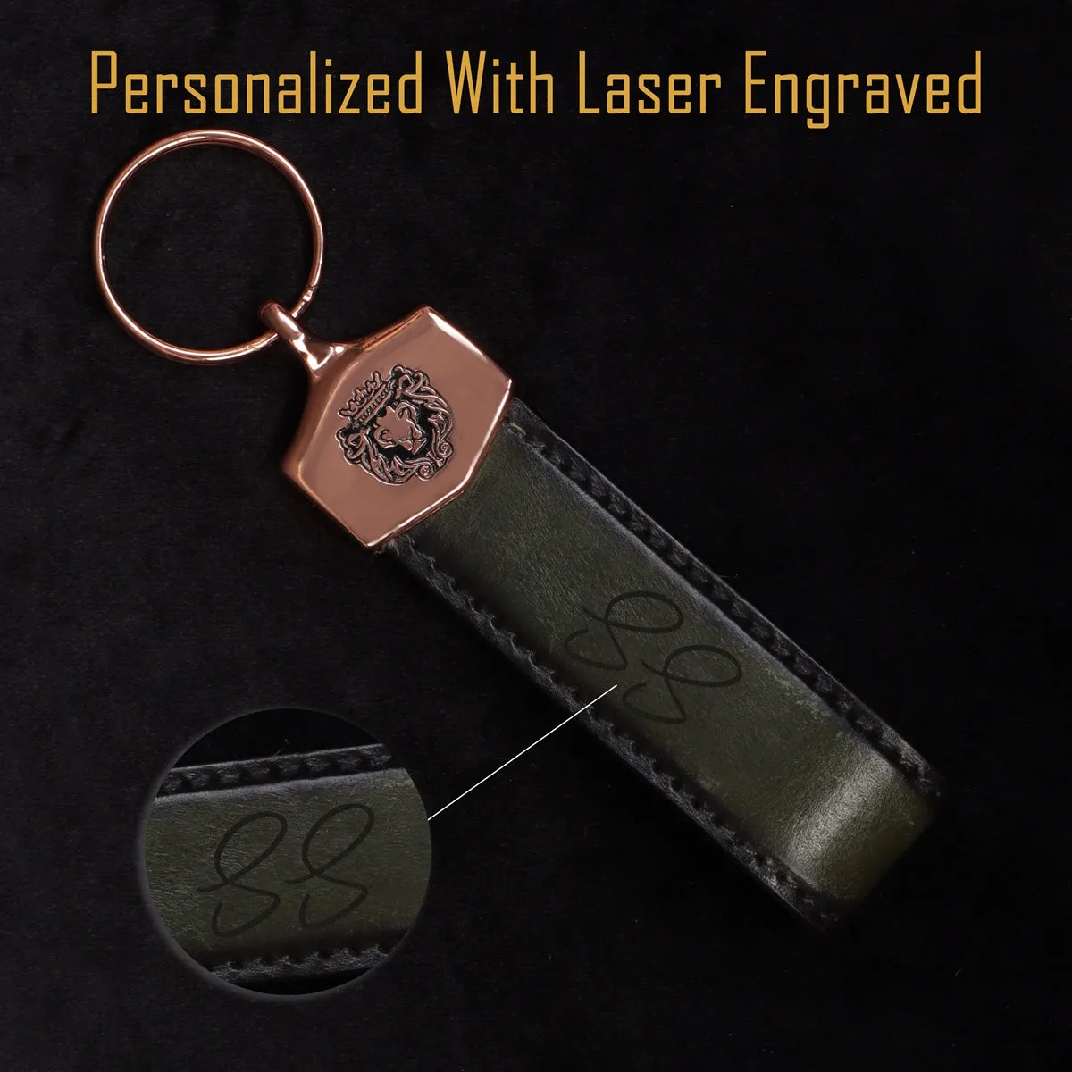 Corporate Gifting/Bulk Order of Personalized Leather Keychain With Bespoke services (Reference Price for 1 Unit)