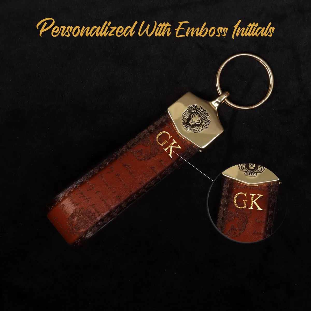 Corporate Gifting/Bulk Order of Personalized Leather Keychain With Bespoke services (Reference Price for 1 Unit)