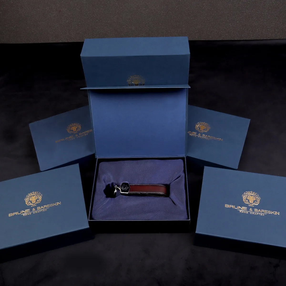 Corporate Gifting/Bulk Order of Personalized Leather Keychain With Bespoke services (Reference Price for 1 Unit)