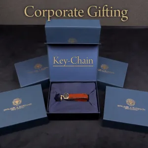 Corporate Gifting/Bulk Order of Personalized Leather Keychain With Bespoke services (Reference Price for 1 Unit)