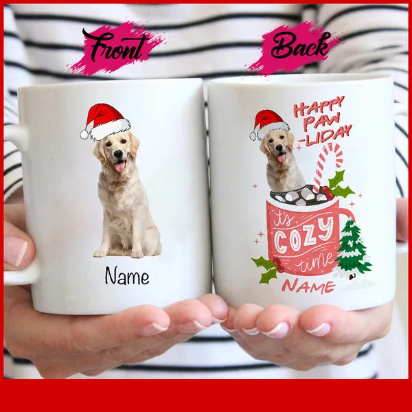Custom Photo Pet Face - Christmas Gift For Dog Lovers, Cat Lovers, Pet Lovers, Pet Memorial - Personalized Mug