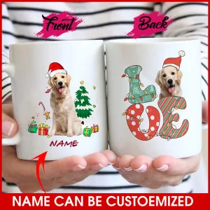 Custom Photo Pet Face - Christmas Gift For Dog Lovers, Cat Lovers, Pet Lovers, Pet Memorial - Personalized Mug