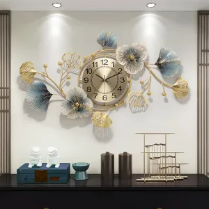 Decor incredible Metal Wall Decor - Stunning Ginkgo Wall Hanging Art for Home/Living Spaces [Size 37x2x21inch] Analog, Multicolor