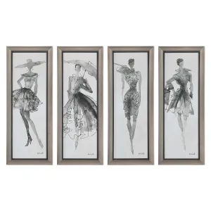 Fashion Sketchbook Prints- Set of 4