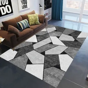 Geometric Anti-slip Carpet Living Room Printed Large Area Rugs Bedroom Bedside Bay Window Decor Home Indoor Sofa Floor Mat
