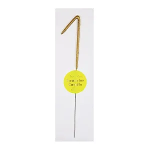 Gold Sparkler Candle - 1
