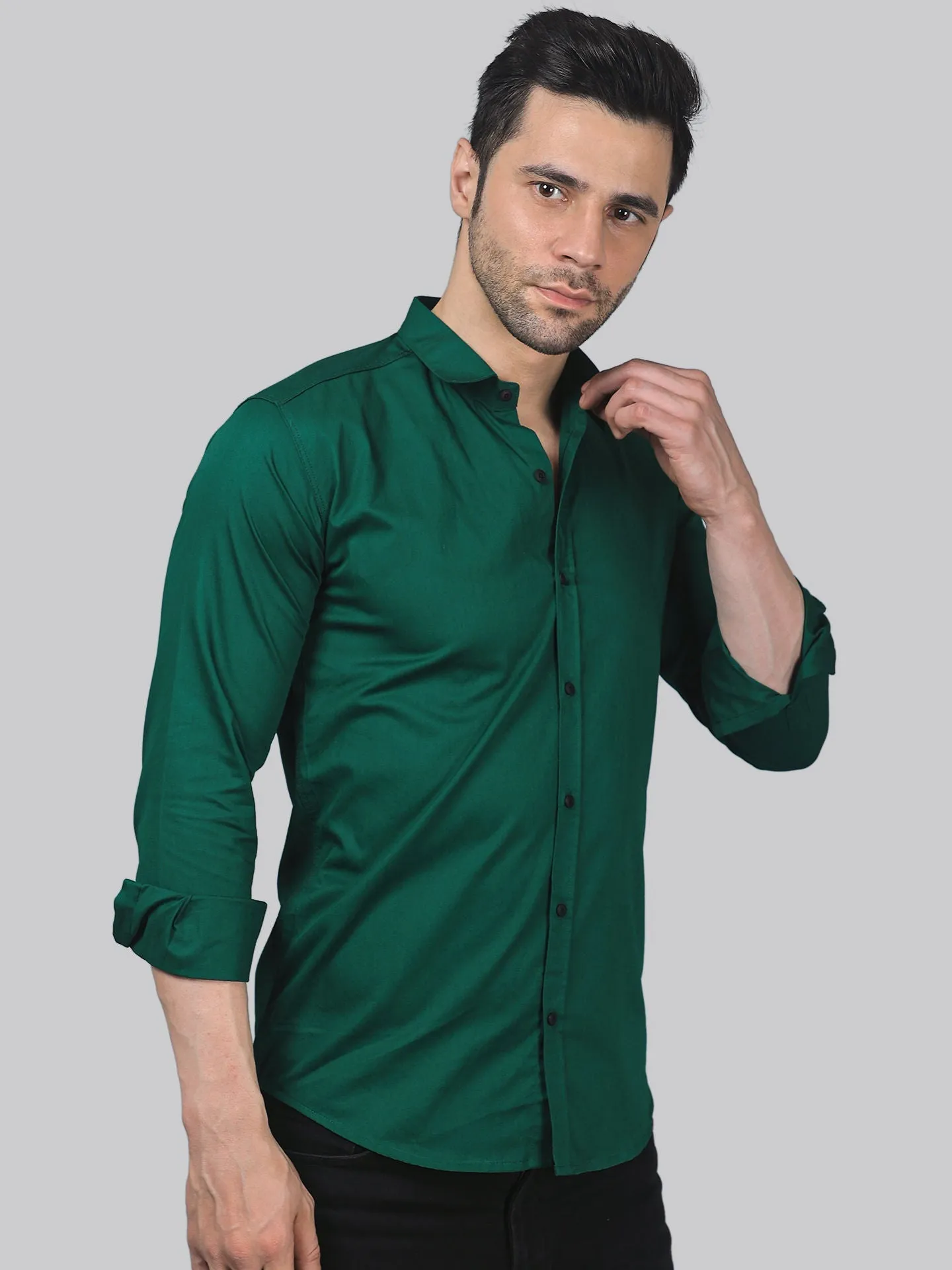 Grunge Green Men's Shirt