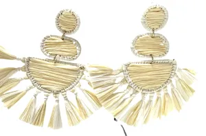 Jamaica Raffia Earrings