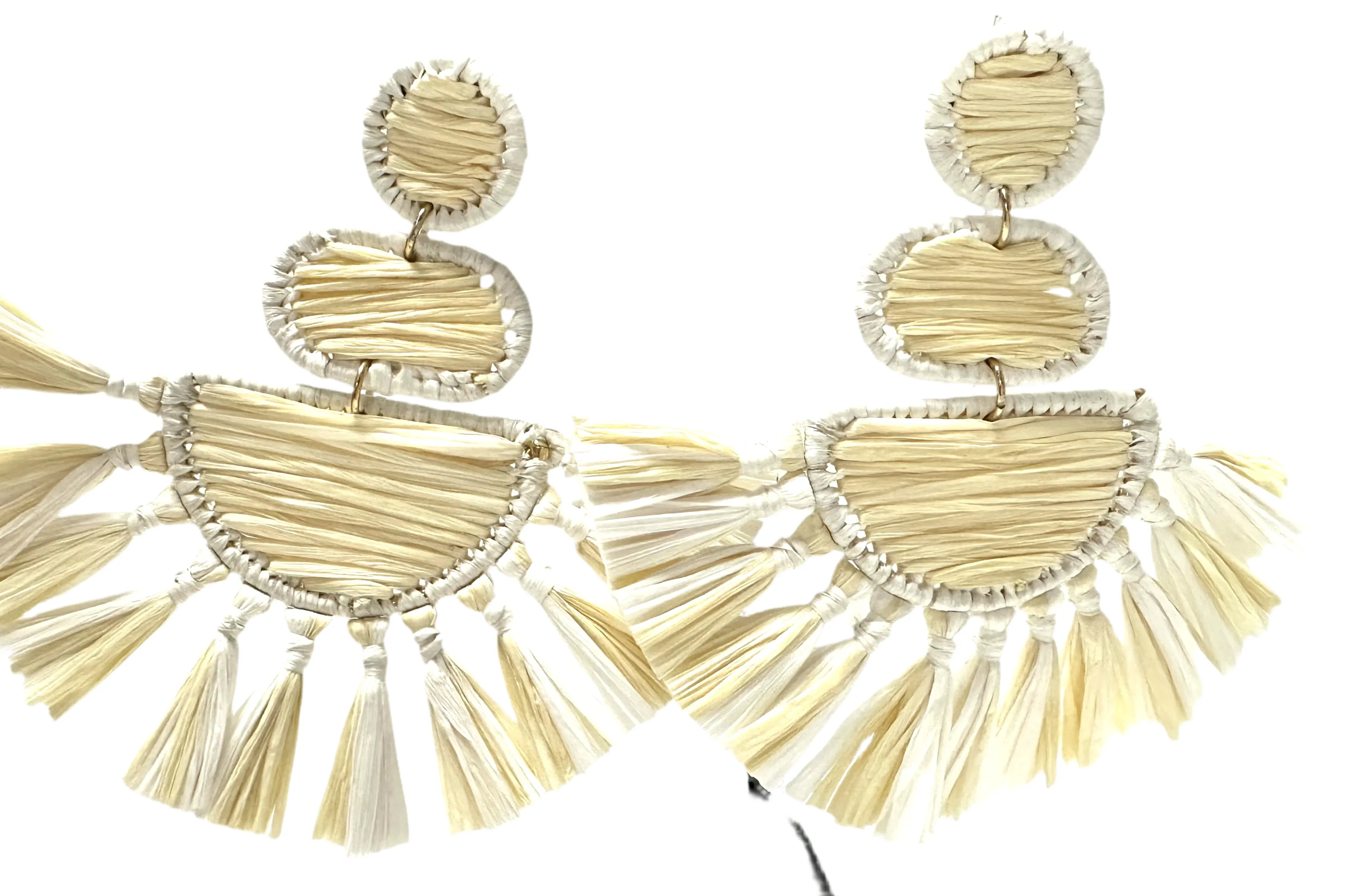 Jamaica Raffia Earrings