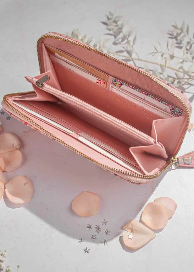 Linea Embroidered Wallet- AM ZW 1022 0002
