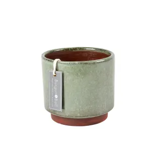 Malibu Glazed Pot - Green