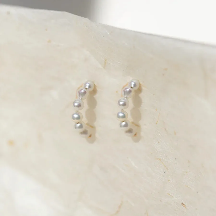 Pearl Of Transformation Pearl Hoop (14K Gold)