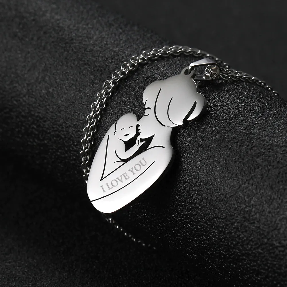 PERSONALIZED BABY BIRTH NECKLACE