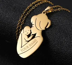 PERSONALIZED BABY BIRTH NECKLACE