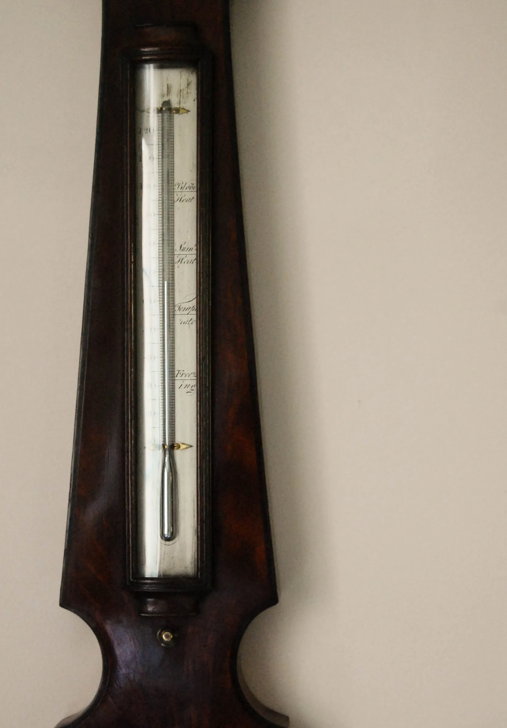Rare William IV Period 6" Dial Mahogany Wheel Barometer by Silvani & Co Brighton
