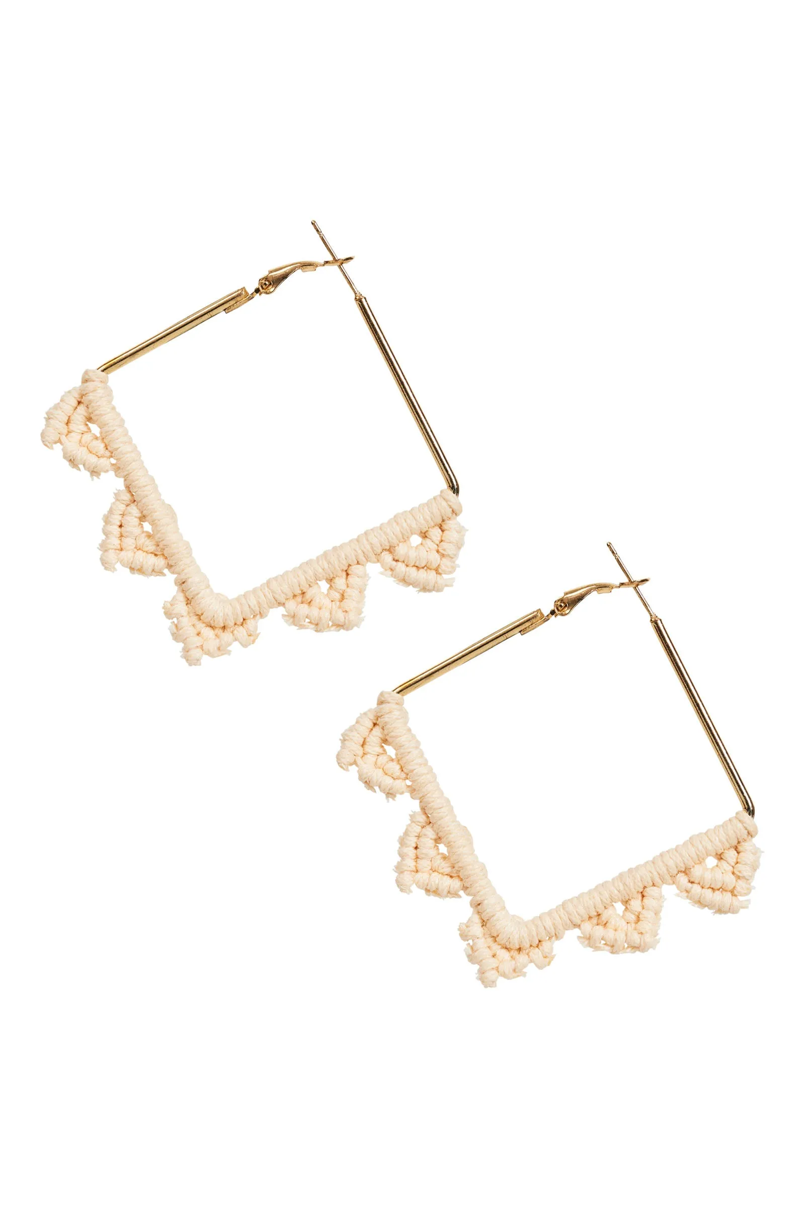 Seraphic Earring - Natural Square