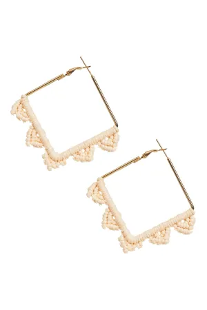 Seraphic Earring - Natural Square