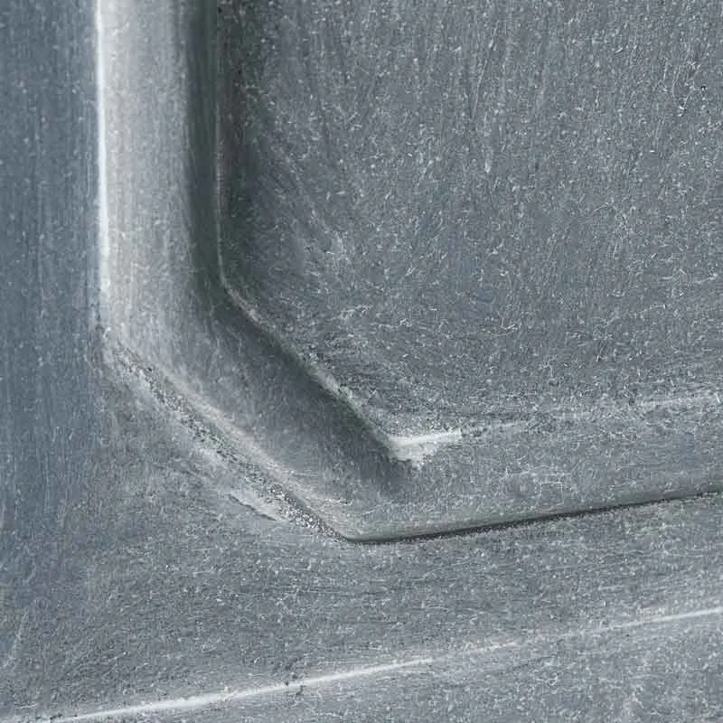 Square Lead Finish Planter - 50.5cm