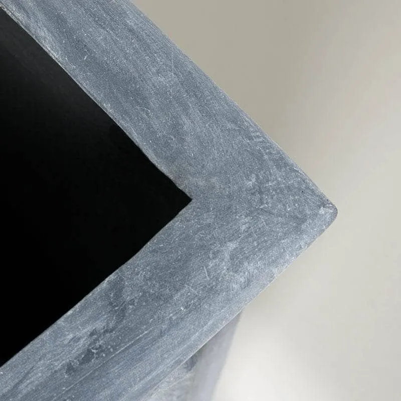 Square Lead Finish Planter - 50.5cm