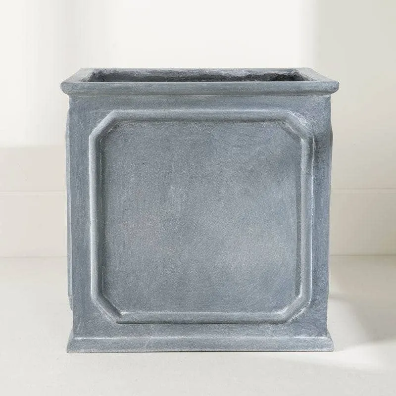 Square Lead Finish Planter - 50.5cm