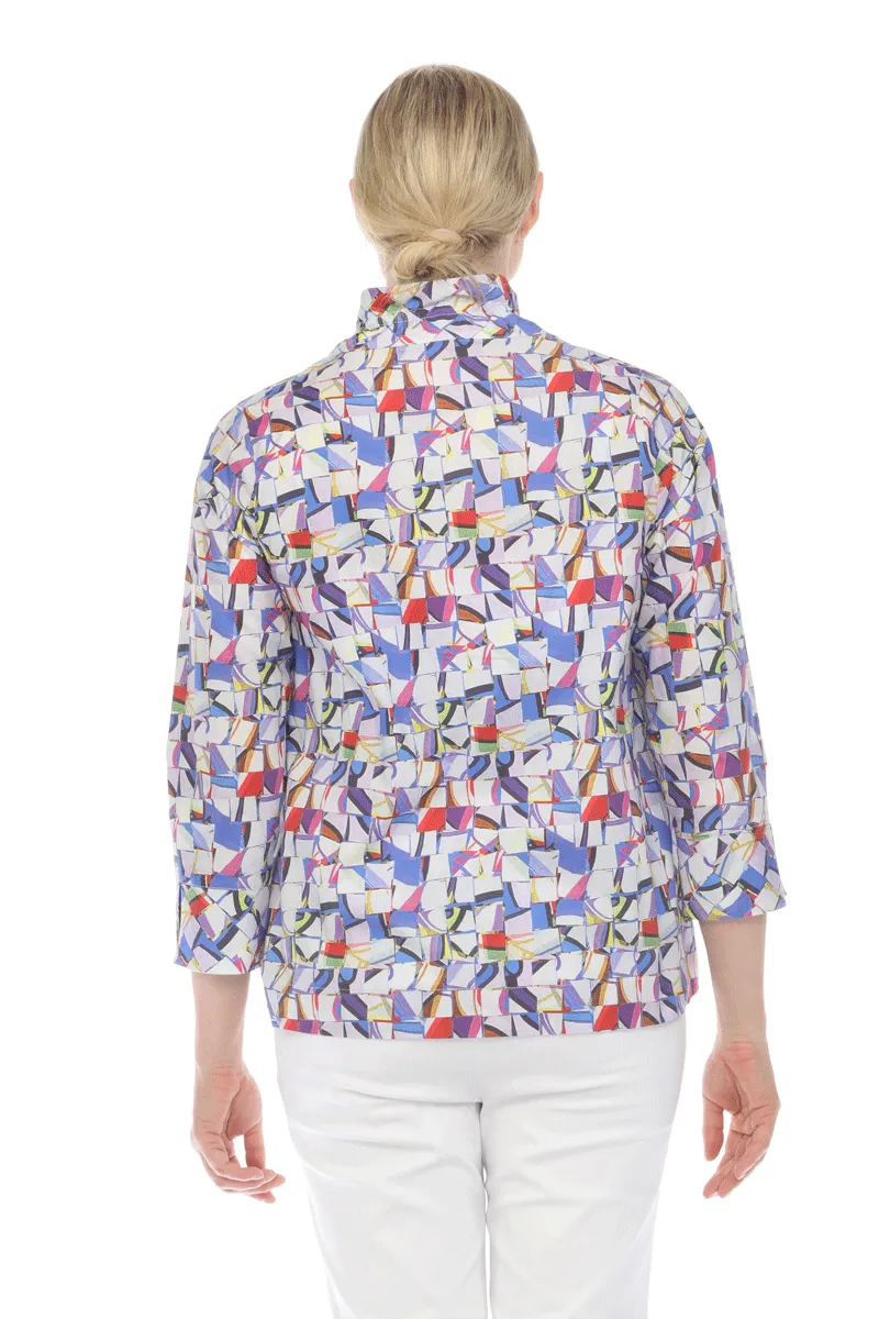 Terra Abstract Blouse