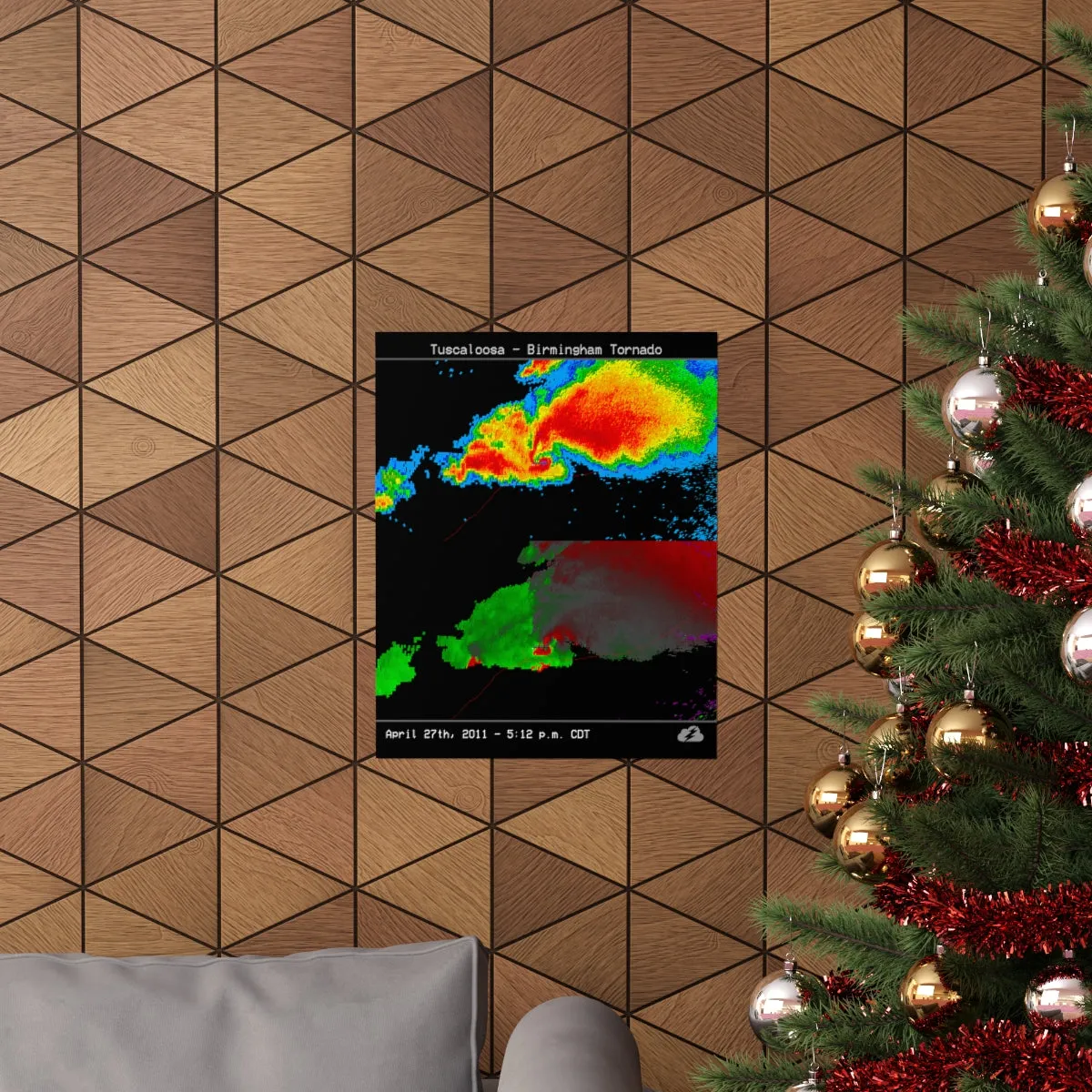Tuscaloosa Tornado Poster