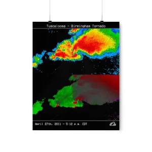 Tuscaloosa Tornado Poster