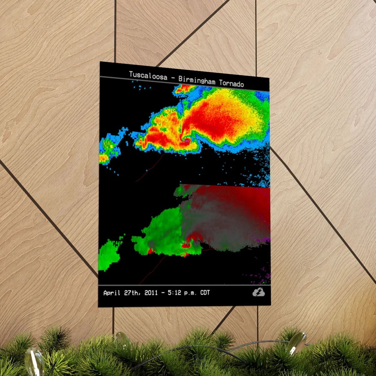 Tuscaloosa Tornado Poster