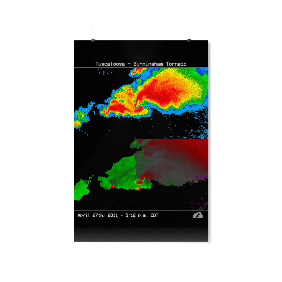 Tuscaloosa Tornado Poster