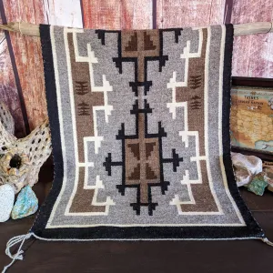 Two Grey Hills Navajo Rug by Helen Yazzie SWT-0045