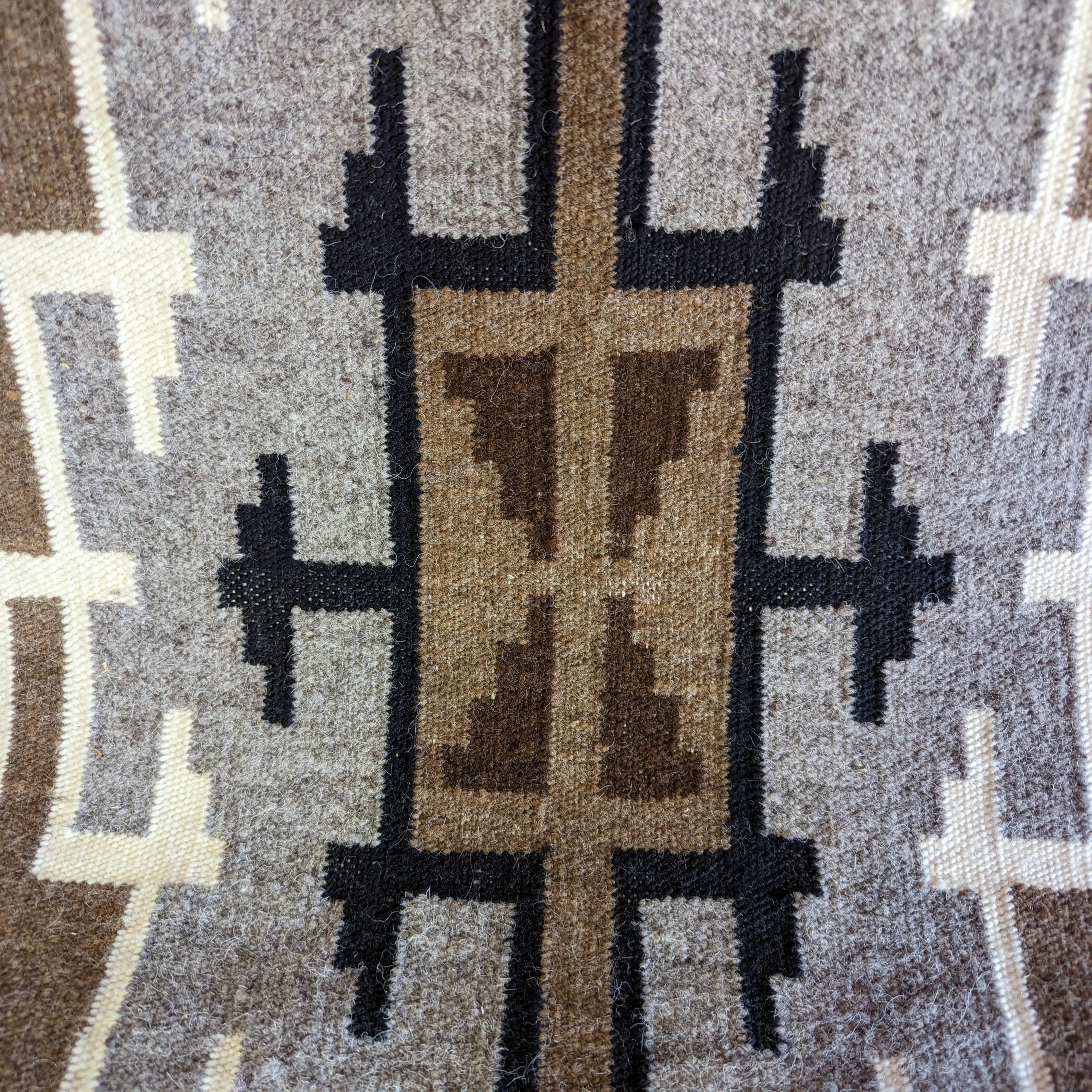 Two Grey Hills Navajo Rug by Helen Yazzie SWT-0045