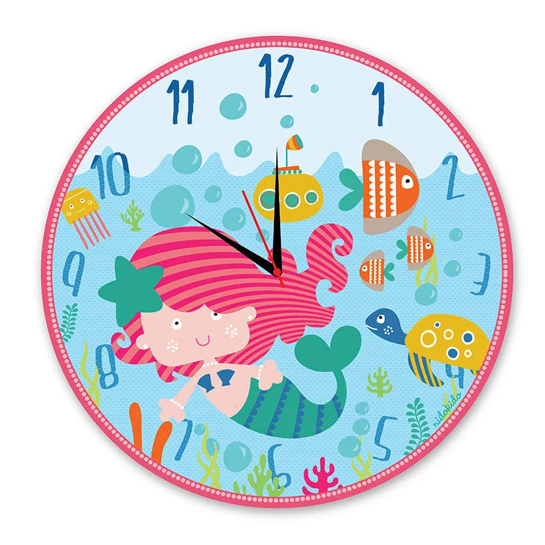 Wall Clock <br> Mermaid